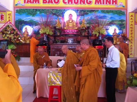 Đồng Nai: The Executive Board of provincial  Vietnam Buddhist Sangha opens Buddhist summer retreat 2014 